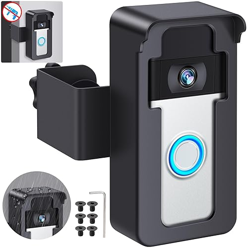 Anti-Theft Video Doorbell Door Mount Compatible with Ring Video Doorbell