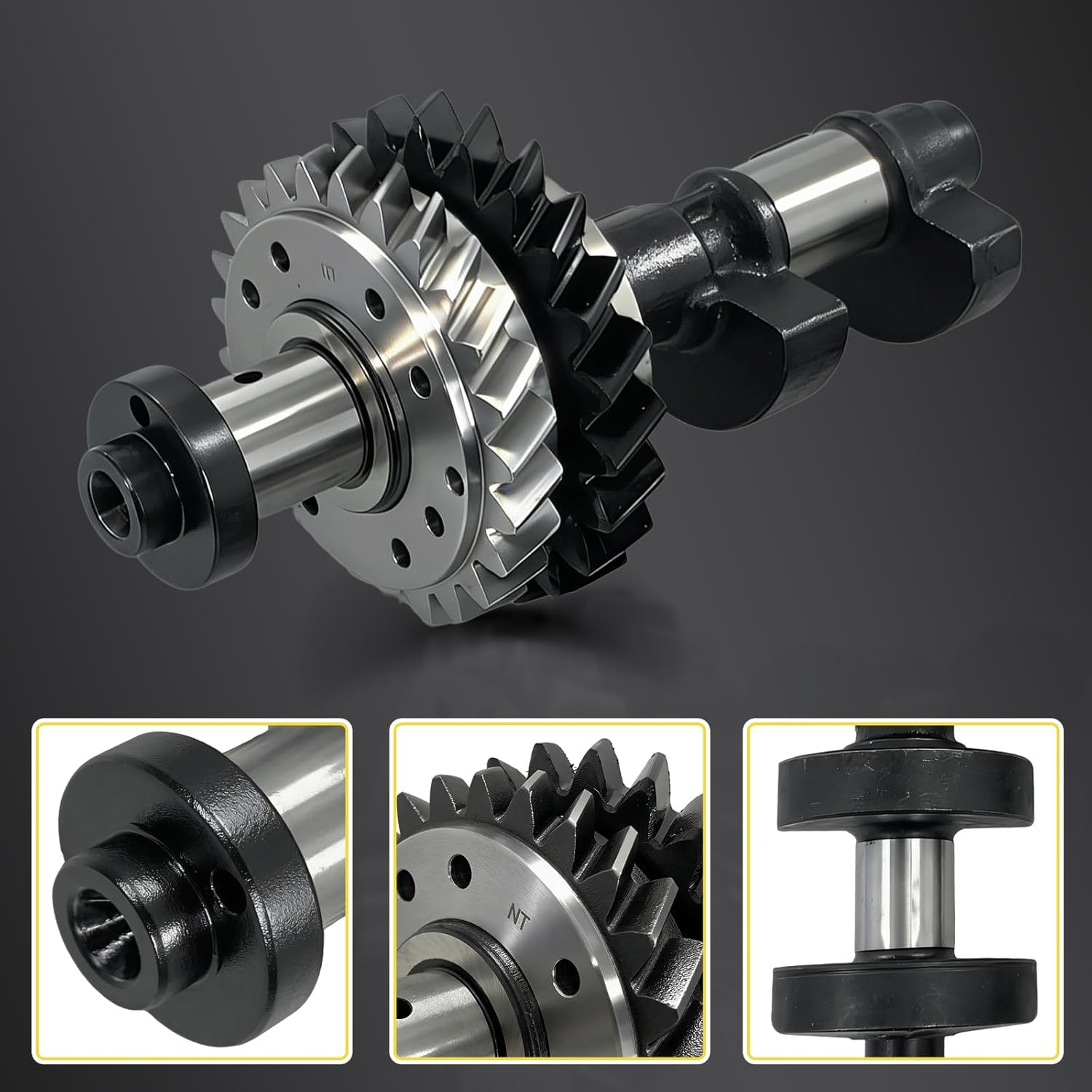 Engine Balance Shaft with Bearing Set Compatible with Toyota Corolla Camry Matrix RAV4 Solara, Scion xB tC, Lexus HS250h | Fits 2AZ-FE 2AZ-FXE 2.4L Engine 2007-2015 | Replace# 13601-28021 13602-28020