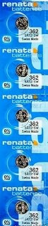 Pkg/5 Type 362 Renata Swiss Watch Batteries
