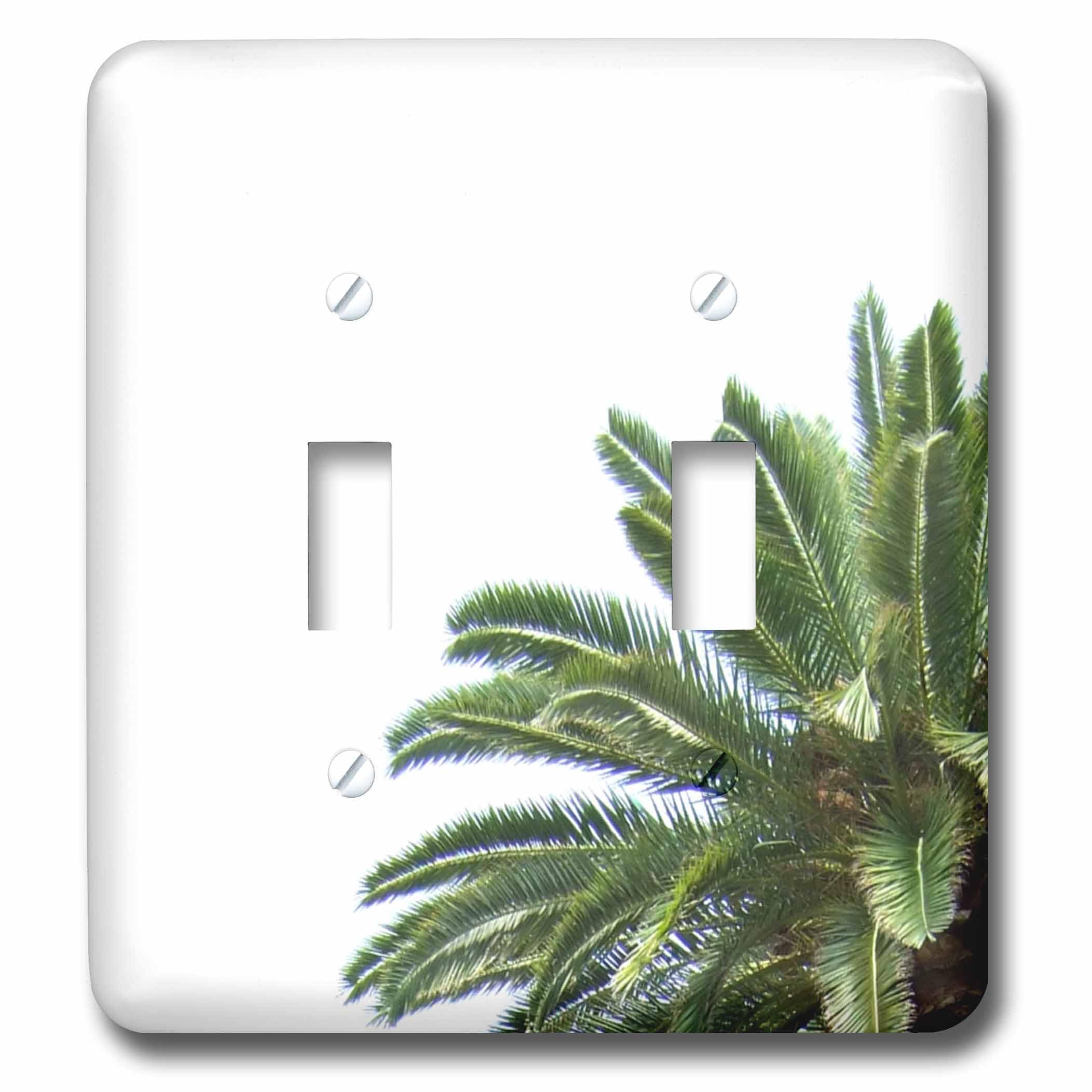 Placa de interruptor de palmera 3dRose para decorar salones de estilo exótico