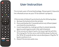 Vista 6 de Universal for All Hisense-TV-Remote Compatible with All Hisense 4K LED HD UHD Smart TVs - Not for fire & roku TV