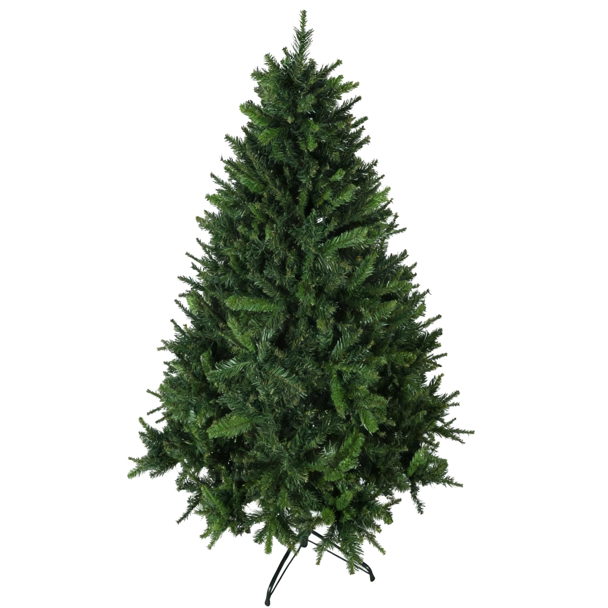 HOMCOM Albero di Natale Artificiale 180cm con 786 Rami Apertura Automatica, Albero di Natale Folto con Base in Metallo Facile da Montare, Verde