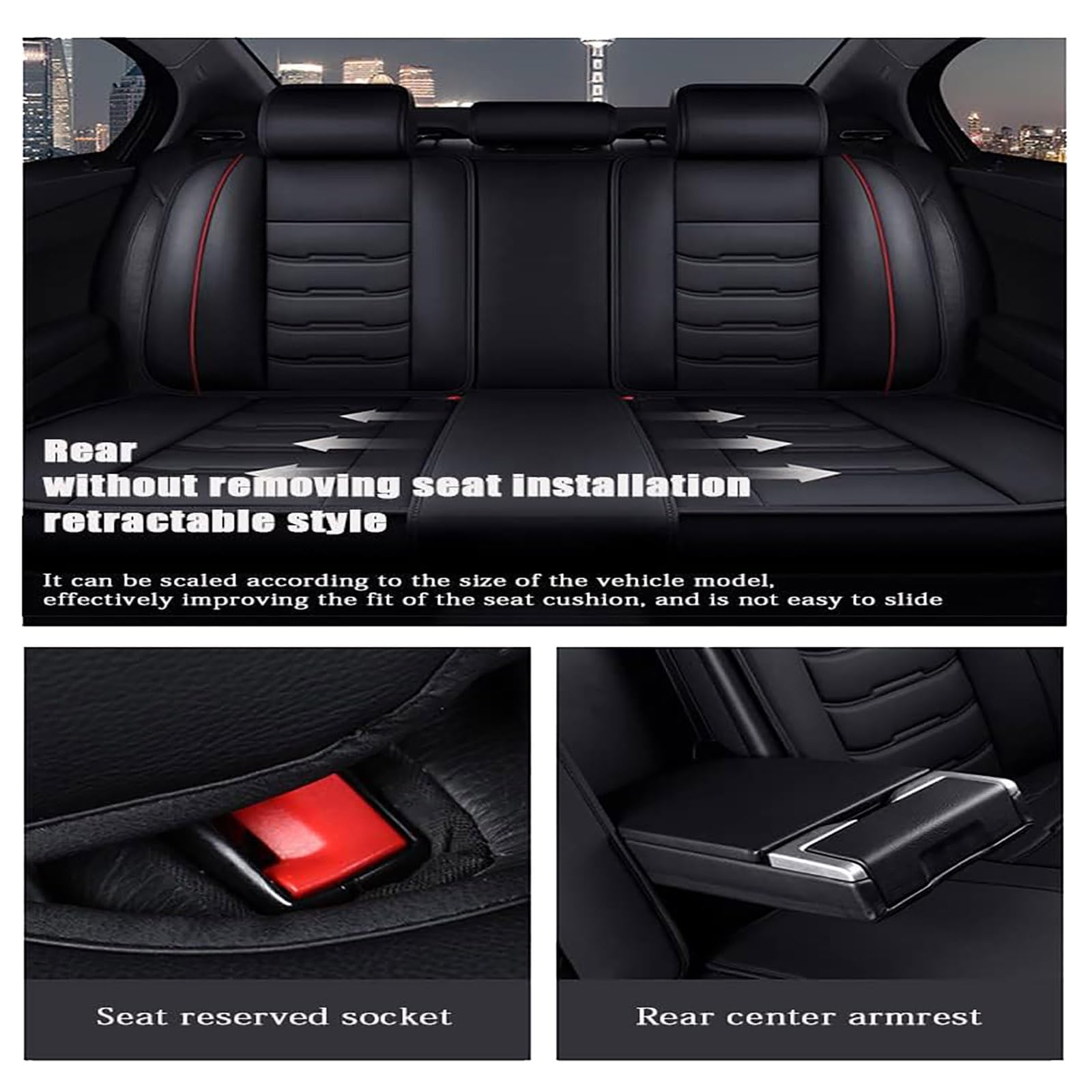 2 Cache-sièges Anti-chute Pour Hyundai Bayon I (2021-2024) - Rangement Téléphone, Clés, Pièces