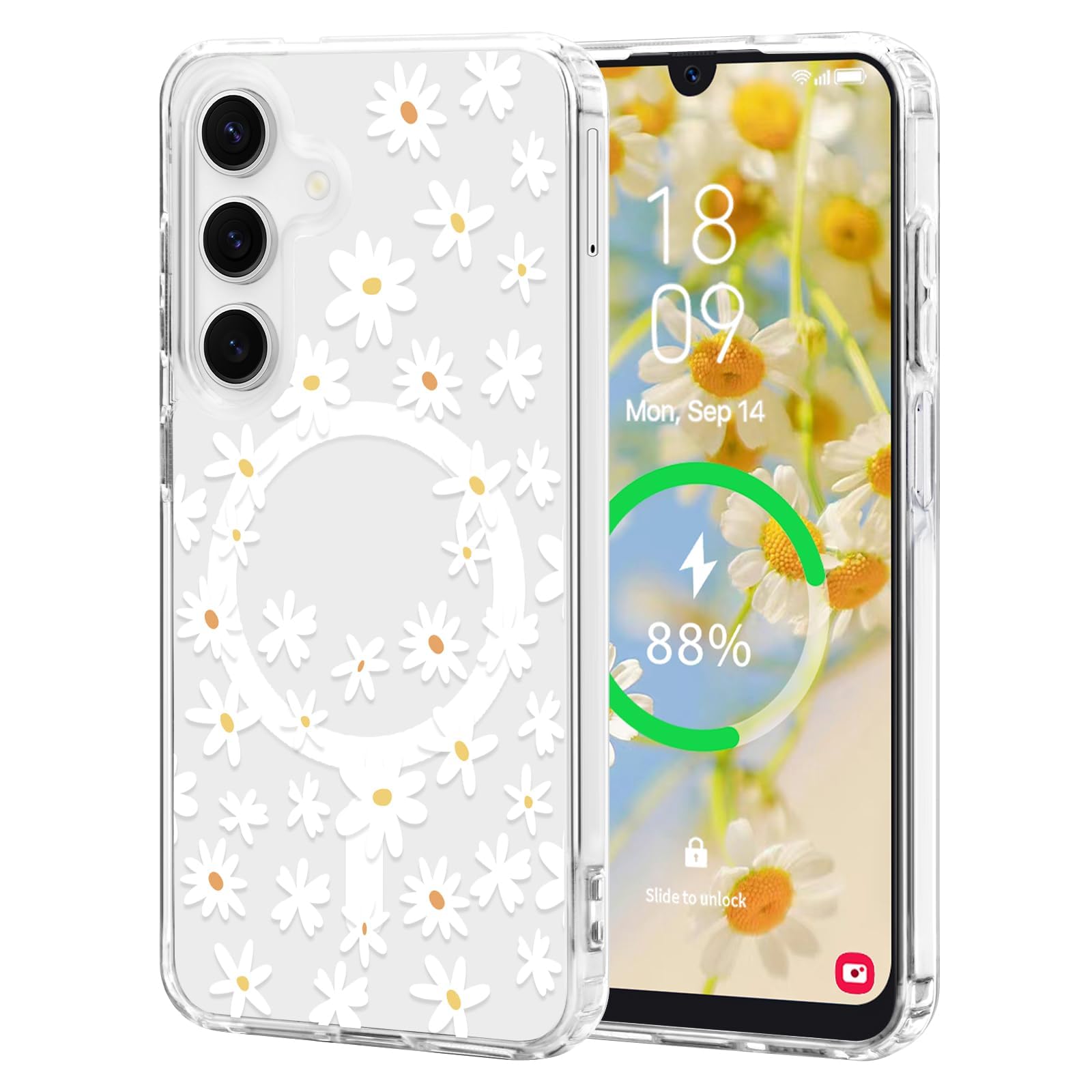 L-FADNUT Magnetisch Handyhülle für iPhone 16 Hülle Kompatibe