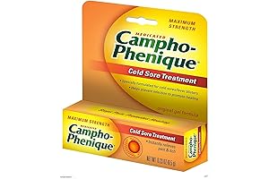 Camphor-Phenique Cold Sore Treatment: Rapid Relief for Painful Outbreaks (Pack of 3)