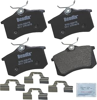Bendix Priority1 CFM1017 Rear Brake Pads Semi-Metallic OE Fit for Audi A4, VW Golf Jetta Passat Beetle & More