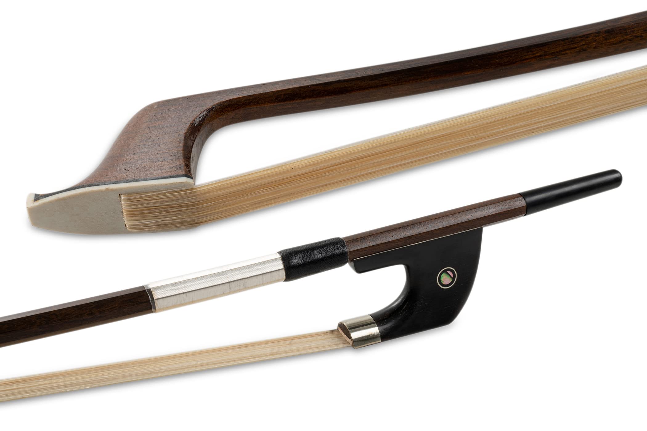 Gewa 404823 Arco de Contrabajo Madera Brasil Estudiante 1/4, Modelo Alemán, Octogonal