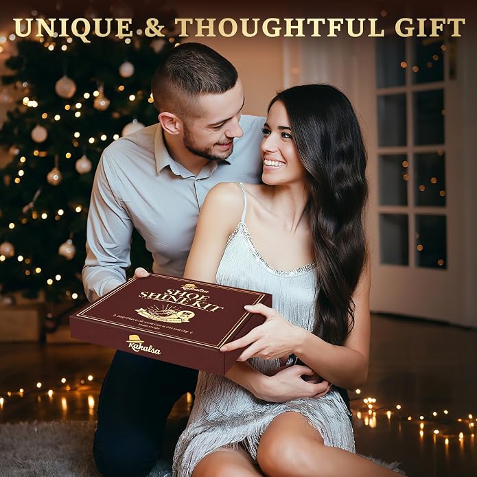 Kit para limpiar zapatos, ideas de regalo para hombres - Kit de 15 piezas con betún, jabón de silla, aceite de visón, 3 betunes, 3 cepillos y más miniatura 7