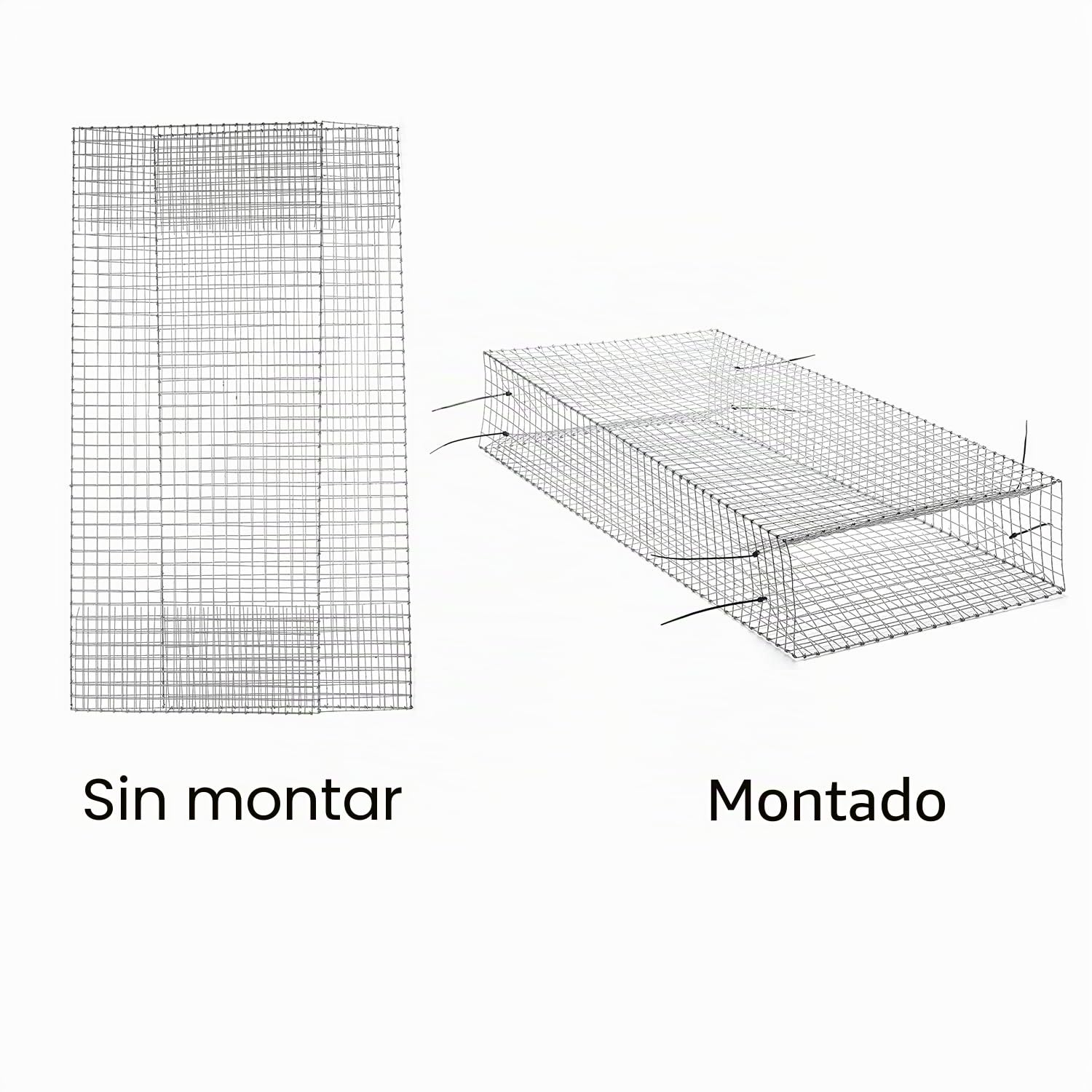 Trampa grande de doble entrada humanitaria para serpientes - Atrapa y libera todo tipo de serpientes - ¡Reutilizable!