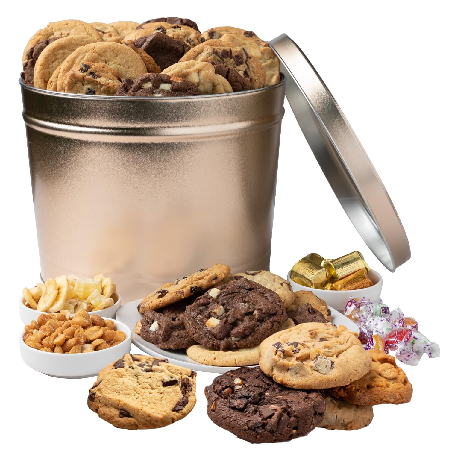 Fresh Baked Gourmet Cookie Bucket by Carolina Cookie