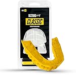 2 Pack Nxtrnd Classic Mouthguard, Custom Fit Sports Mouthpiece for Football, Boxing, MMA, Basketball, Hockey, Lacrosse, Youth & Adult (Yellow)
