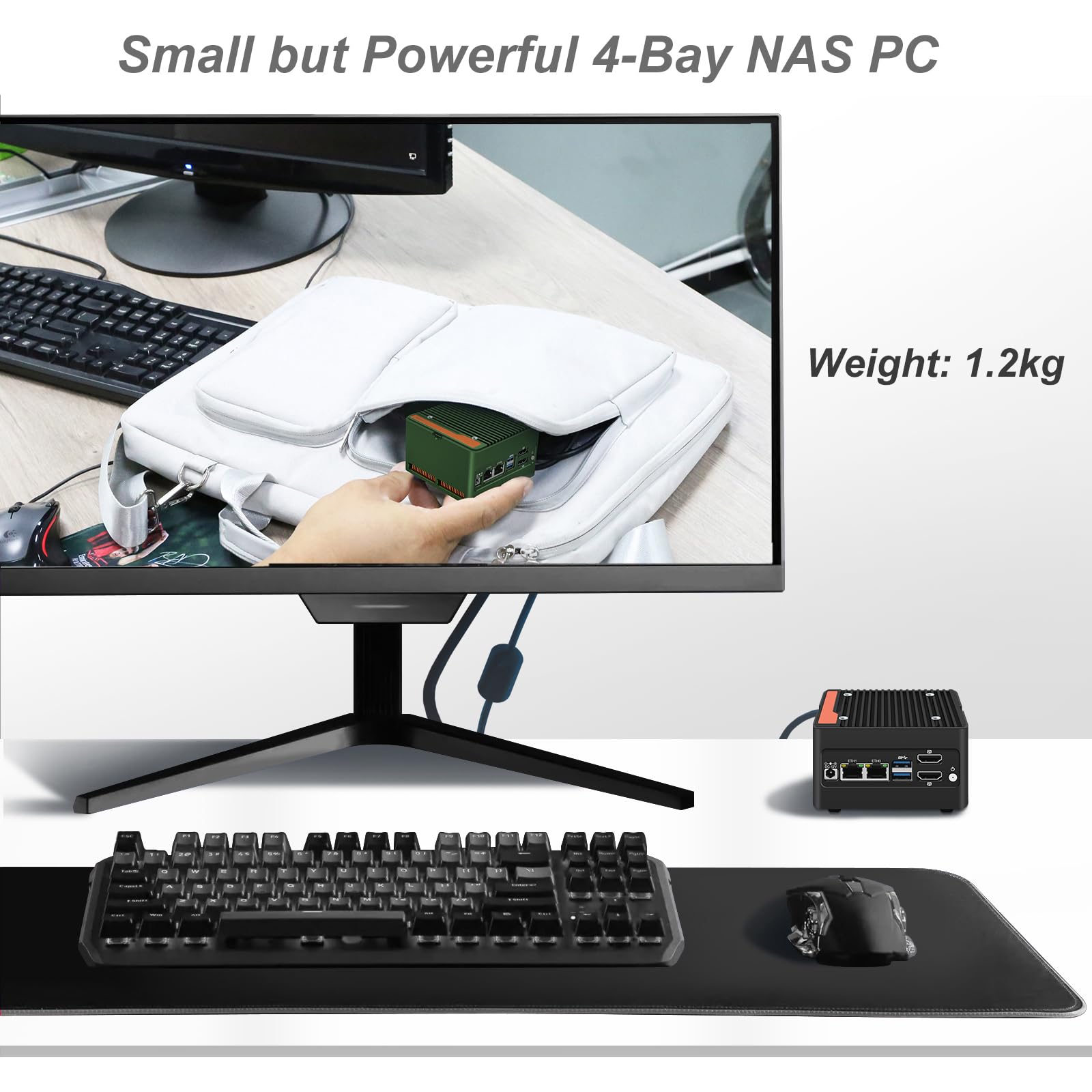 Nas Computer Desktop Nas Computer 2024 New Launch Most Cost Effective 2 Bay 2.5GbE NAS: