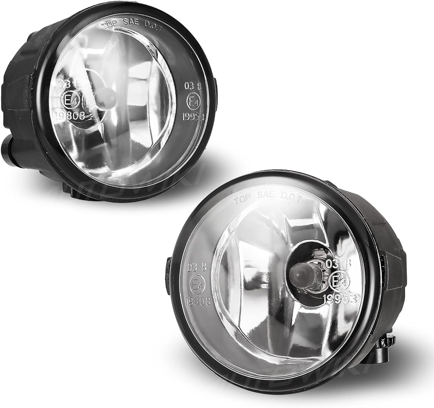 AUTOWIKI Fog Lights for 09-14 Nissan Cube/Murano, 11-13 Rogue, 11-14 Juke/Quest, 06-15 Infiniti FX35/FX37/QX70 2PCS With Clear Lens