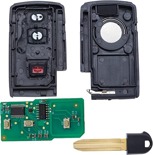 Miniatura 6 de Reemplazo del transmisor remoto de entrada sin llave inteligente para Toyota Prius 2004-2009 con 3 botones Preguntar 312MHz 4D69 Chip (FCCD: