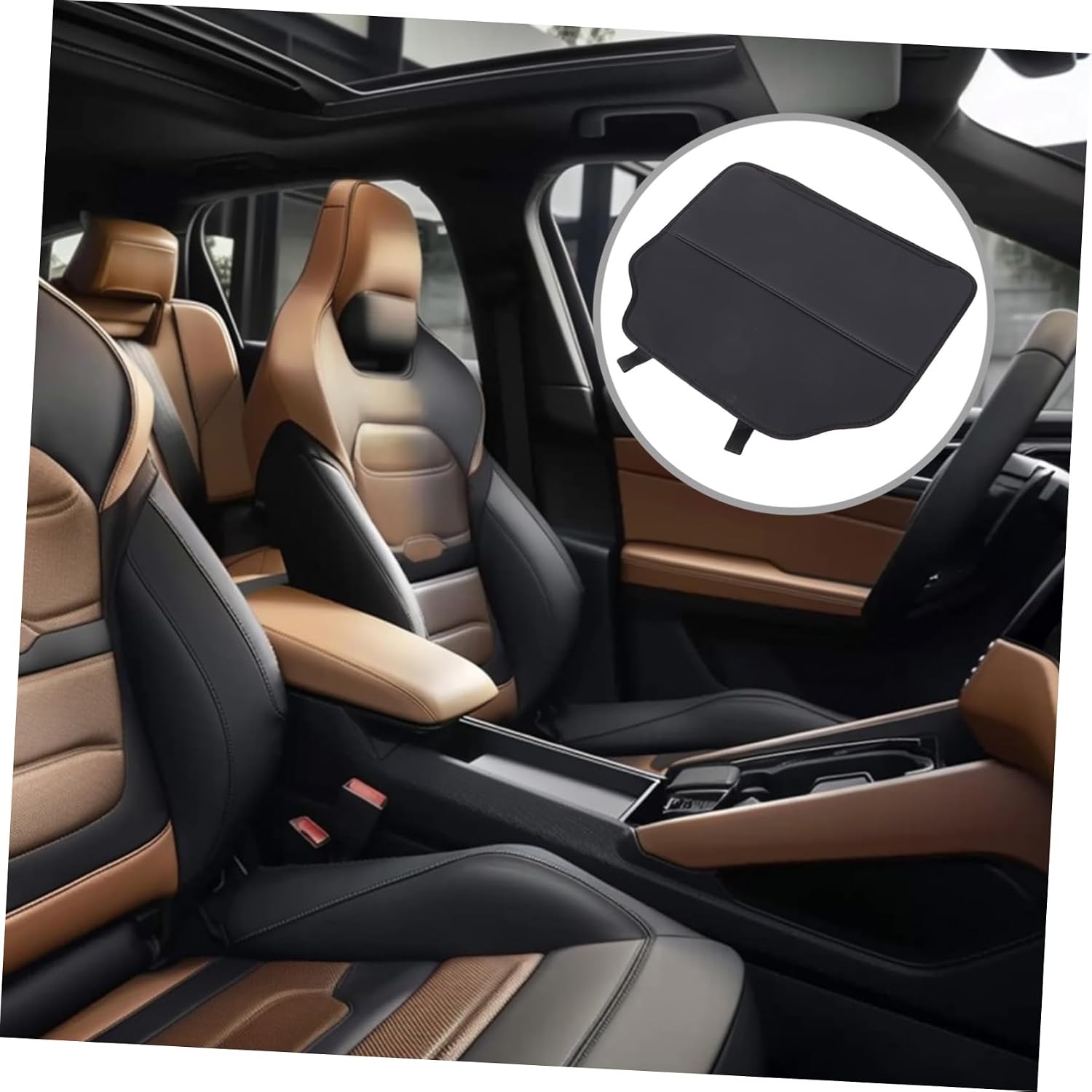PRETYZOOM Car Seat Protector for Kick Mat Back Seat Cover Sturdy Seatback Organizer Easy Install Accessory for Stylish Practical Protection Against Stains Dirt