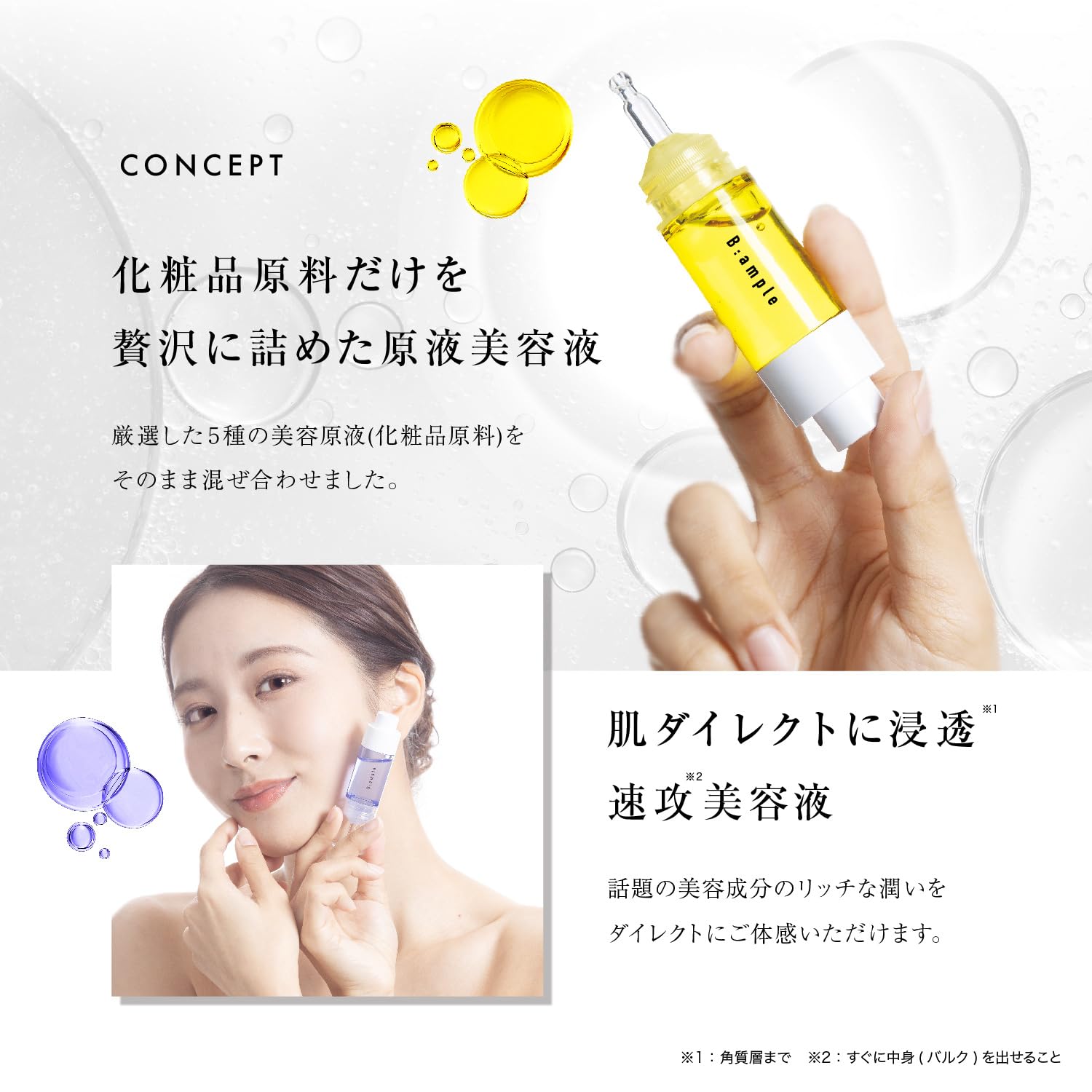 Amazon.co.jp: 【コスメテックスローランド】Bアンプル 5種の原液MIX