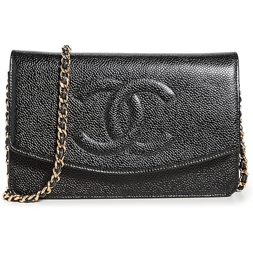 Chanel Women's Pre-Loved Timeless Wallet On Chain, Caviar