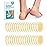 Promifun Waterproof Hydrocolloid Gel Blister Bandages - Pads for Heel, Foot, Toe & Feet - Gel Blister Cushions for Prevention & Recovery (32ct, Heel Pack)