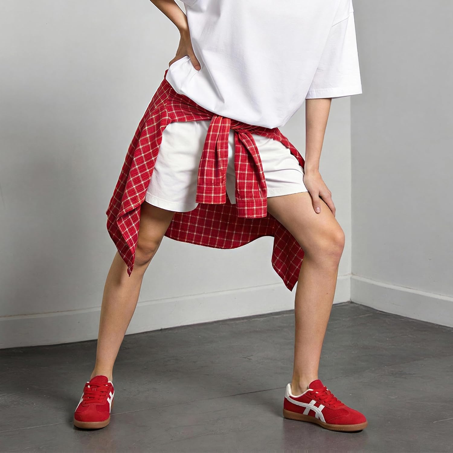 Casual Sneakers for Women Lace Up Tennis Shoes Non Slip Women's Fashion Sneakers, Trendy and Comfortable - Image 3