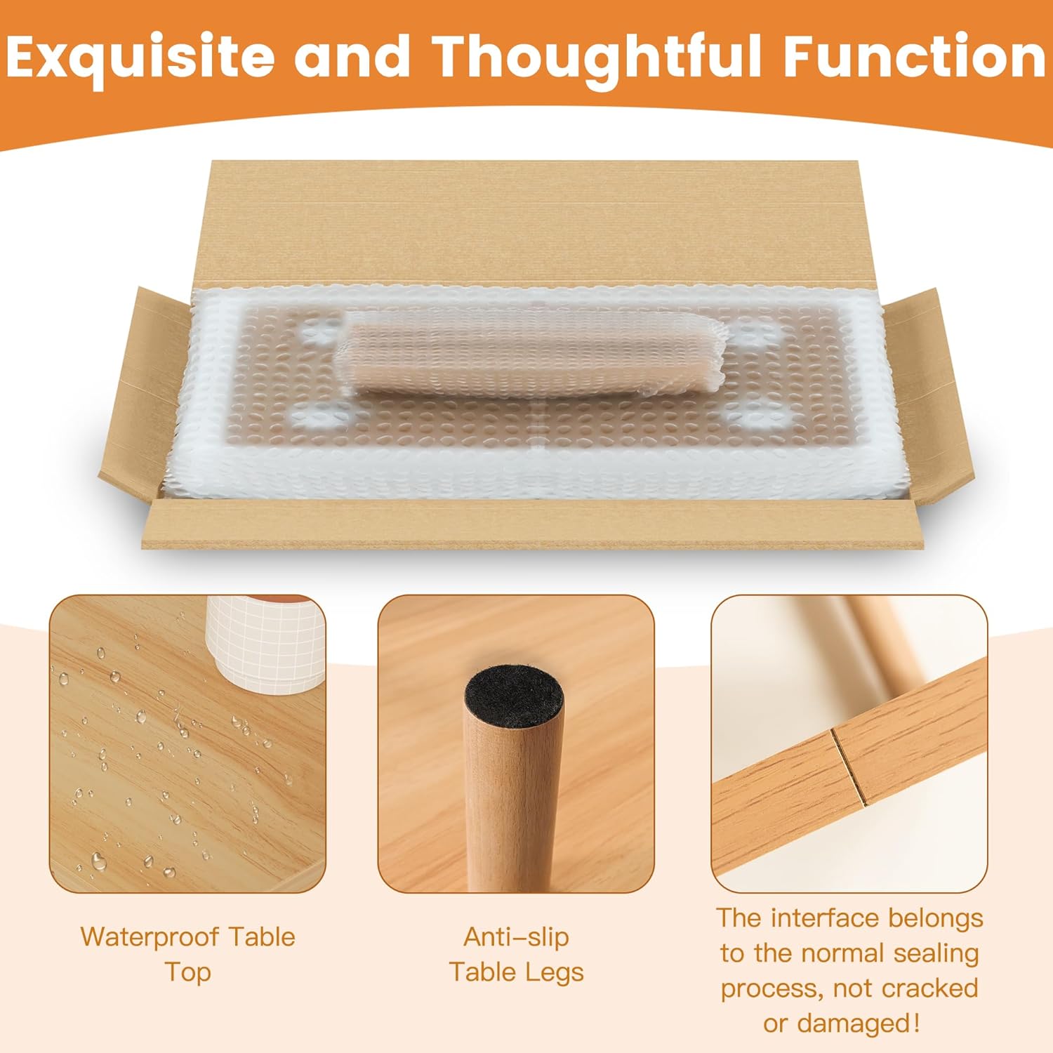 Coffee Table Low Table with Solid Wood Legs, Small Oval Coffee Table Side Table, Floor Table Desk for Sitting on The Floor, Storage and Living Room Furniture for Office Apartment Home, Natural