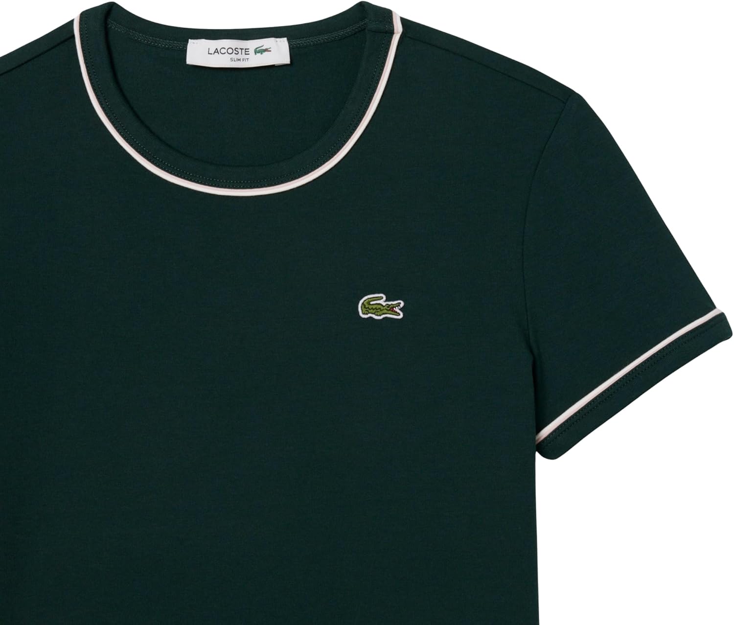 Lacoste Womens Semi Fancy Heritage Short Sleeve T-Shirt - Image 6