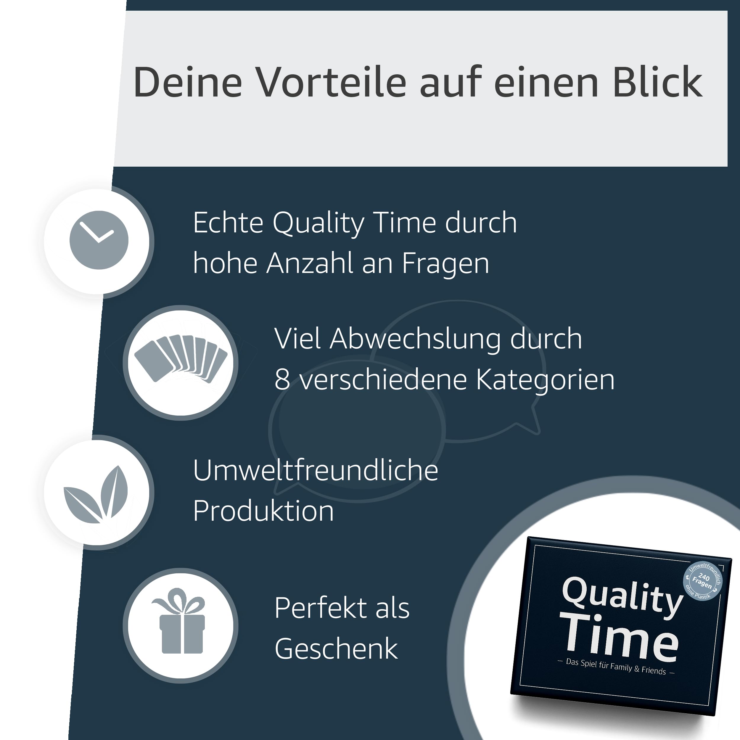 Good & Happy - Quality Time - Il gioco per la famiglia e gli amici - 240 domande per un tempo meraviglioso insieme