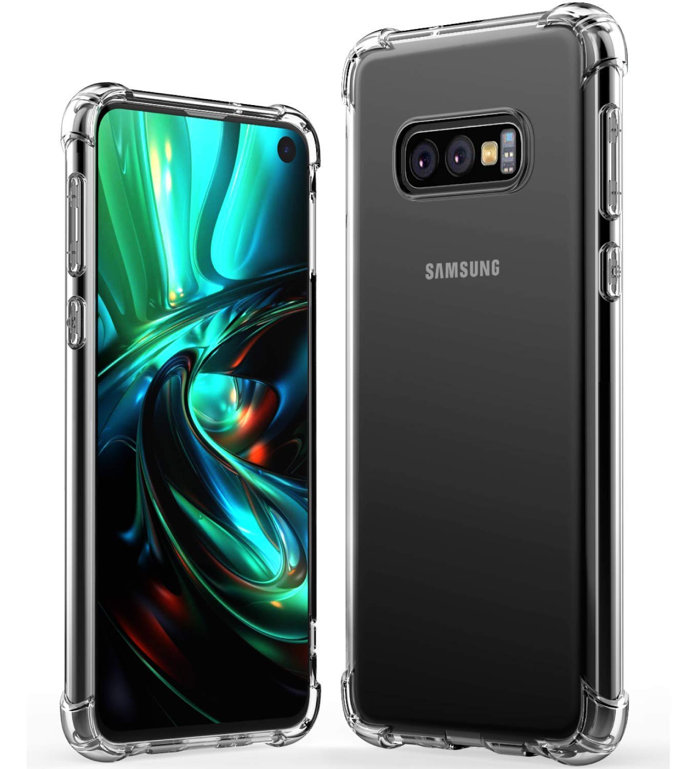 Mauval Thermoplastic Polyurethane Samsung Galaxy S10E Back Cover Case Bumper Air Cushion Corners Protective Flexible Back Case Cover For Samsung Galaxy S10E-Bumper Transparent (B09RQSVBVR) Amazon Price History, Amazon Price Tracker