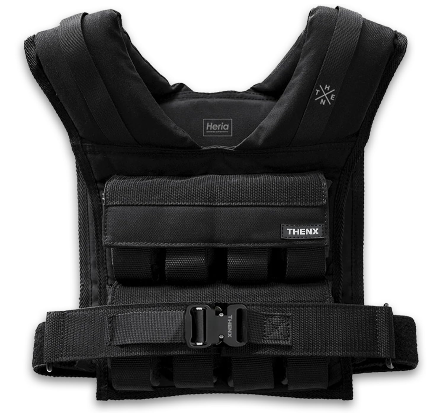 THENX Weighted Vest by Chris Heria Adjustable Workout Vest for Men Women Calisthenics Fitness Running Cross Training Strength