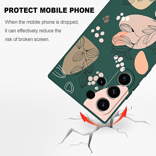 Miniatura 5 de Funda para Samsung Galaxy S23 Ultra, diseño de mariposas y flores, antideslizante, a prueba de golpes, flexible, protector de silicona suave, funda