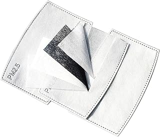 ã€New Arrivalã€‘100Pcs PM2.5 Activated Carbon Filter, placed in a protective cover mask (5 Layers)