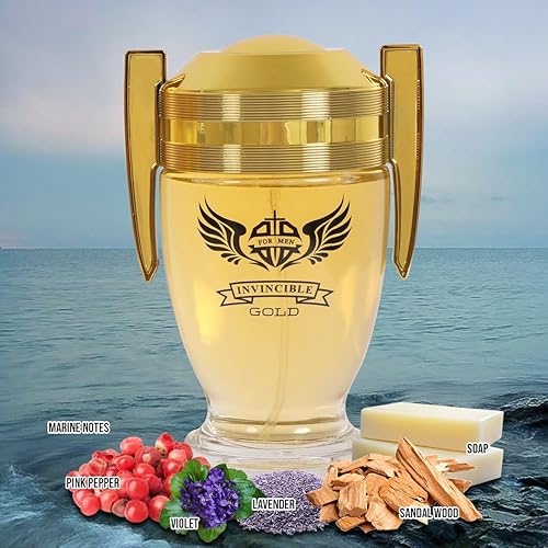 Miniatura 3 de Invicible Gold Spray Perfume - Eau De Parfum para Hombre - 3.4 fl oz  3.4 fl oz