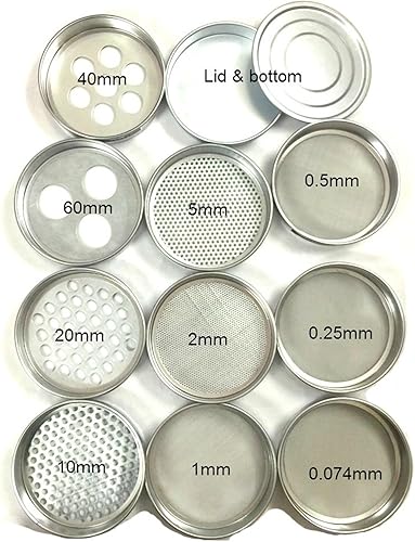 Miniatura 2 de Fine Mesh Sieve, 304 Stainless Steel Mesh Sieve 1-50 mm Hole Kitchen Baking Food Bean Filter Screen(Hole Diameter 6 Mm,10 cm Diameter)