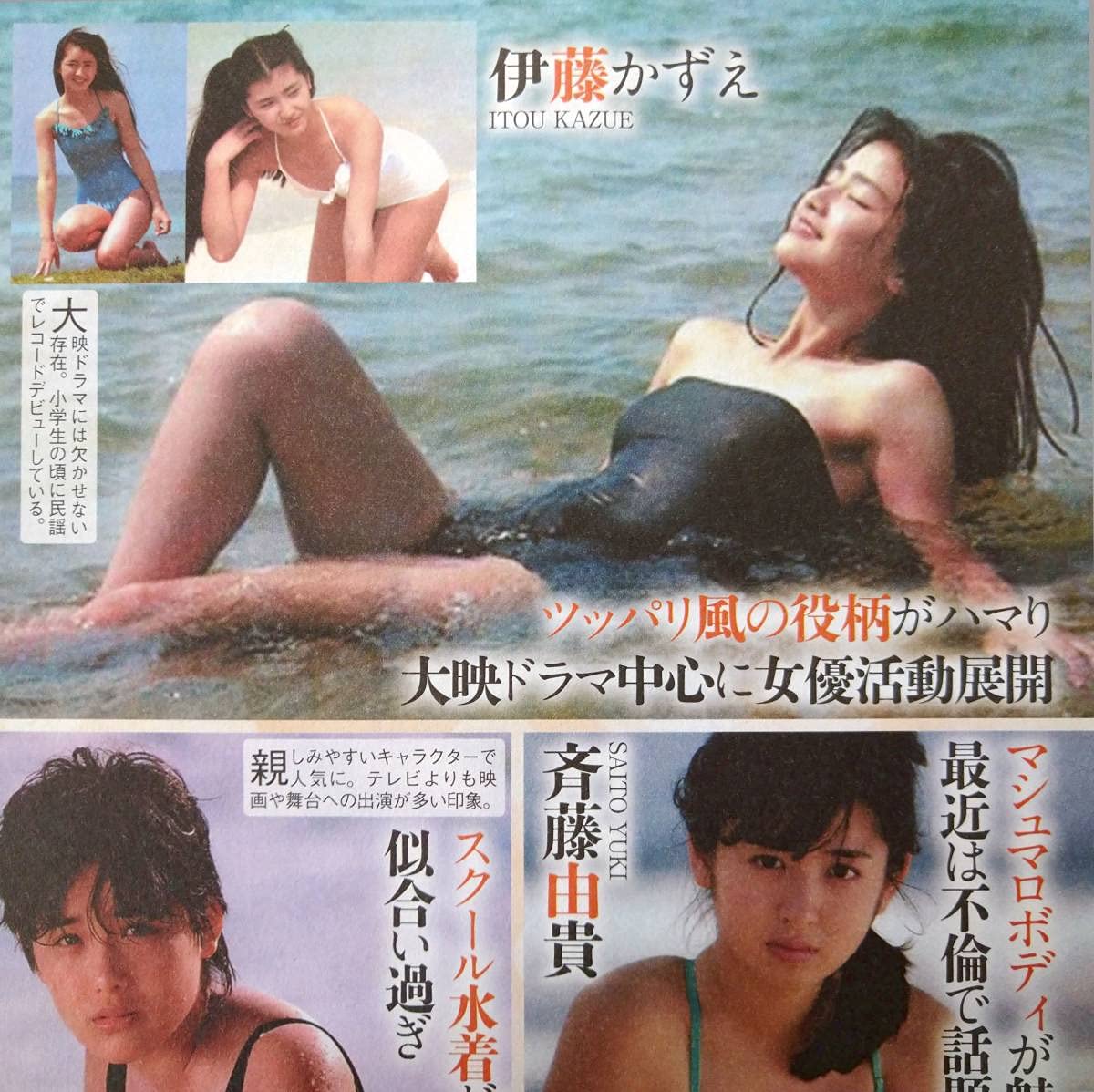 靖子 エロ 不倫 Amazon.co.jp: 「お宝ハプニング~80年代アイドル水着」富田靖子斉藤由貴伊藤かずえ 「昭和お色気番組」11PM山口智子ほか 切り抜き2p  : おもちゃ