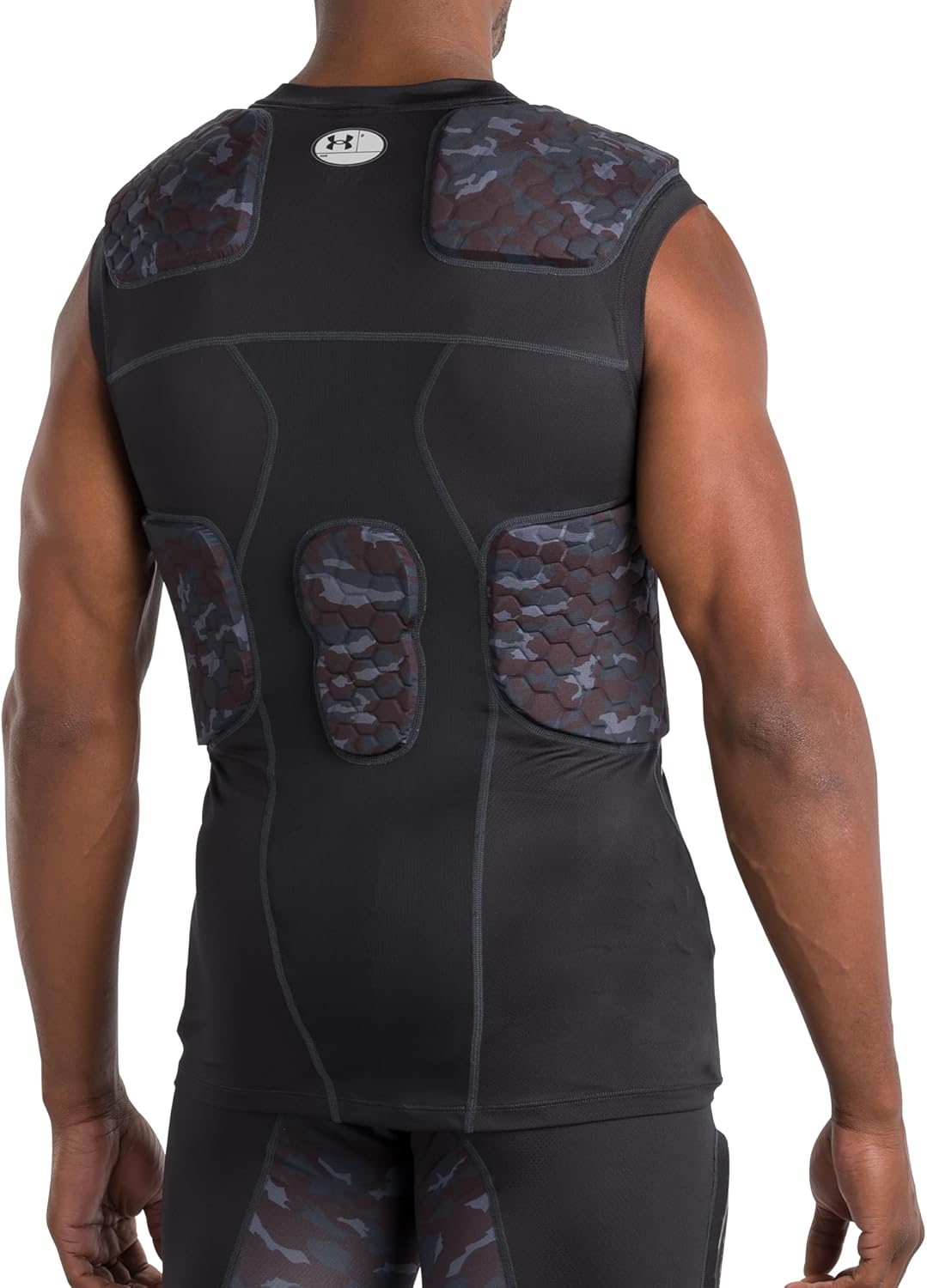 Under Armour Gameday Pro 5-Pad Football Shirt, Comfortable Compression & Protection for Practice & Game Day, Adult Men's image 2 of 4 B0CZB85LP3