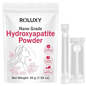 100% Pure Nano Hydroxyapatite Powder 45 g 1.59 oz | Nano Grade Hydroxyapatite Powder | High-Purity Raw Material hydroxyapatite for DIY Formulations | nanohydroxyapatite