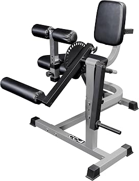 Valor Fitness Leg Extension and Leg Curl Machine - Adjustable - 8 Thigh, 6 Back Positions - Plate Loaded Max 150 lbs - Home Gym Equipment Lower Body Workout