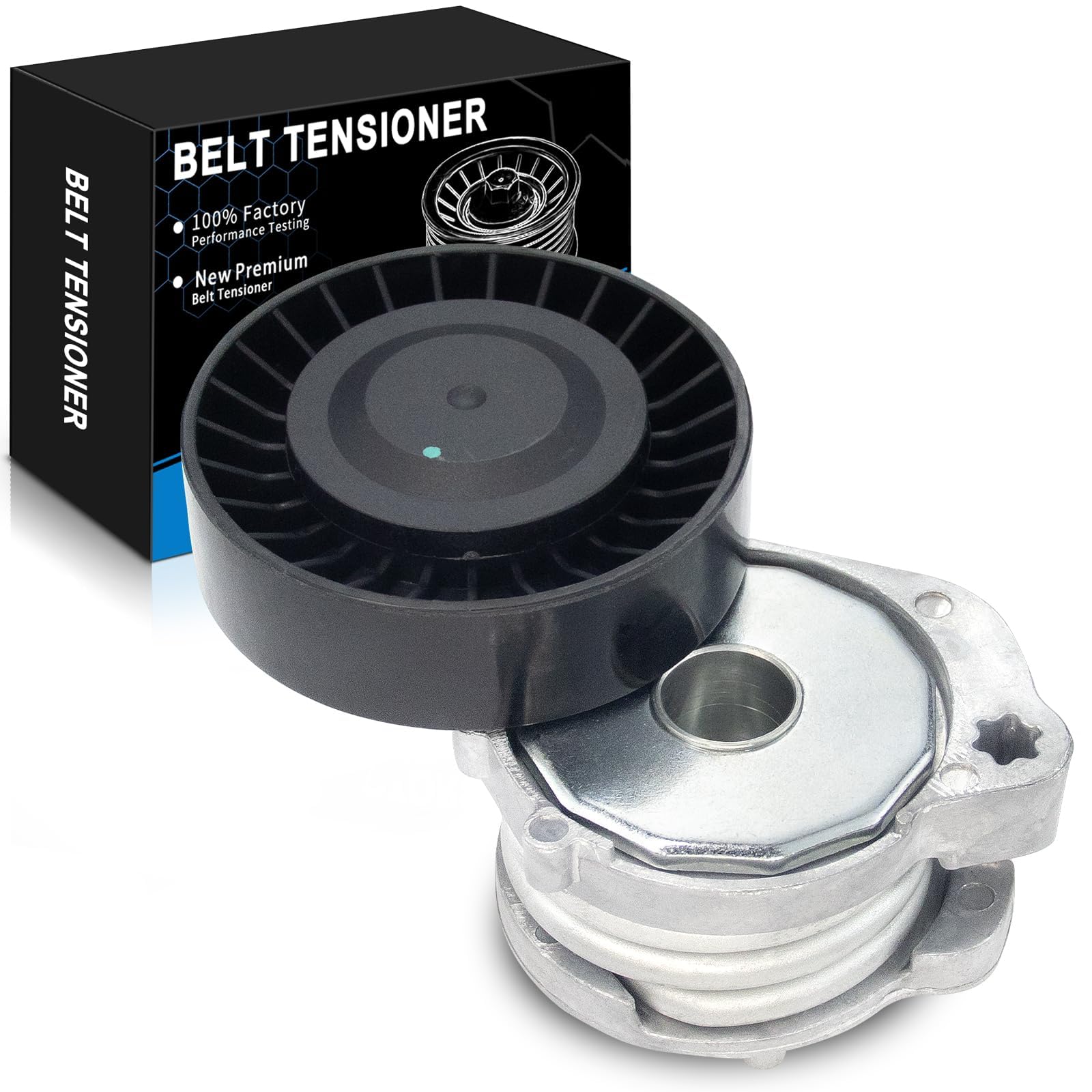 SZKAIDAG Belt Tensioner Assembly with Pulley for:-Volvo S60 2012-2016 S60 Cross Country 2016 V60 2015-2016 V60 Cross Country 2015-2016 Xc60 2015-2016