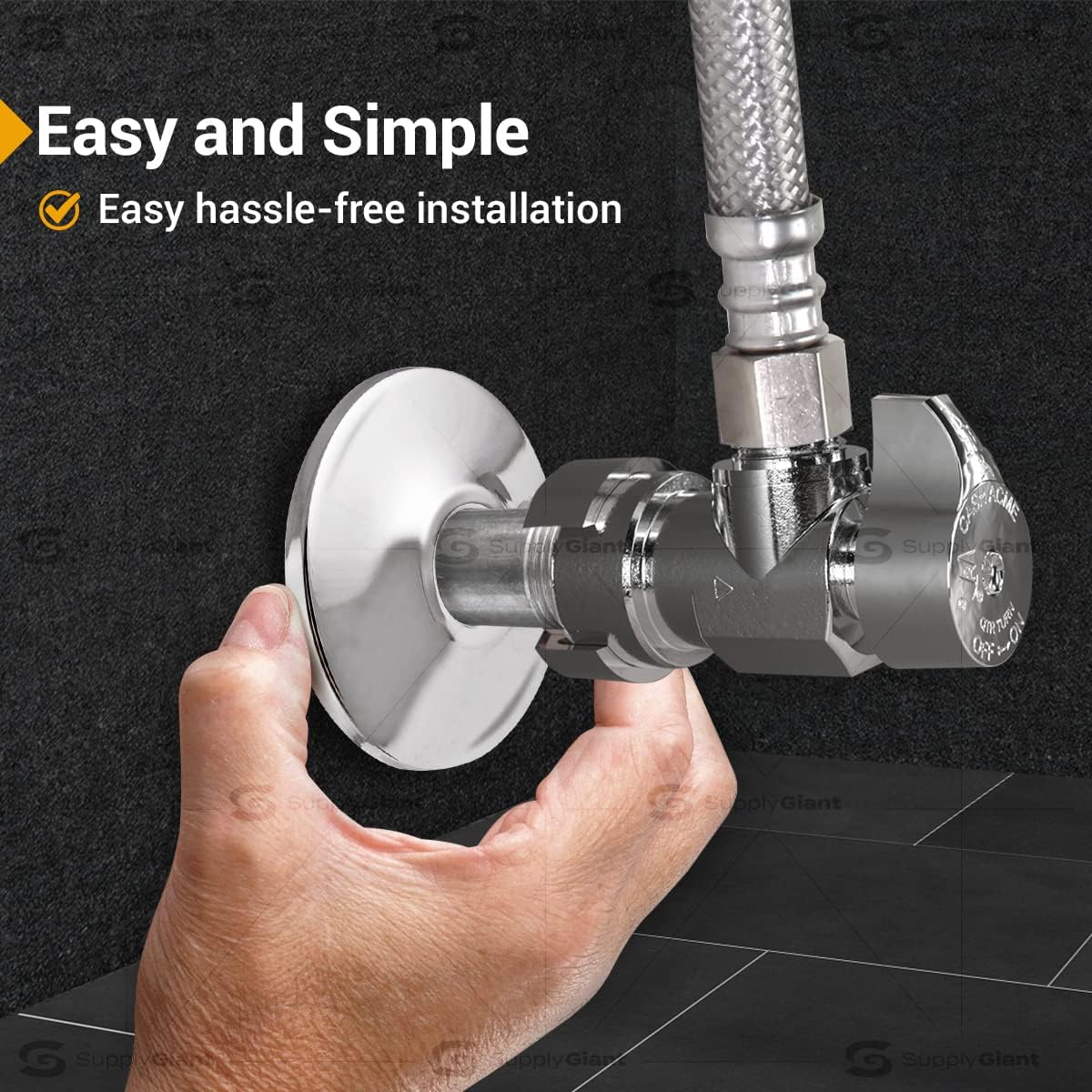 Supply Giant F-25344-25 2 inch IPS Sure Grip Flange Escutcheon Plate for Steel Tubing, Shallow, Chrome (Pack of 25)