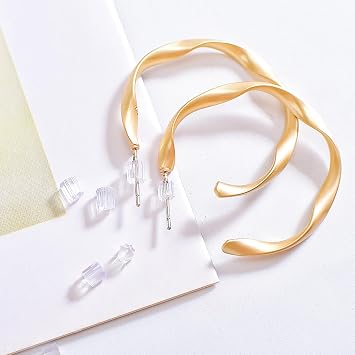 Silicone Earring Backs, 200PCS Soft Clear Earring Backing Replacement Stoppers for Stud Post Fishhook Earrings, Hypoallergenic