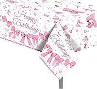 Vista 27 de CC HOME 1 Pack Train Plastic Tablecloth 54 x 87 Inch Long Rectangular Table Cover for Buffet,Birthday Party Holiday Dinner,Picnic or Tablecloth for