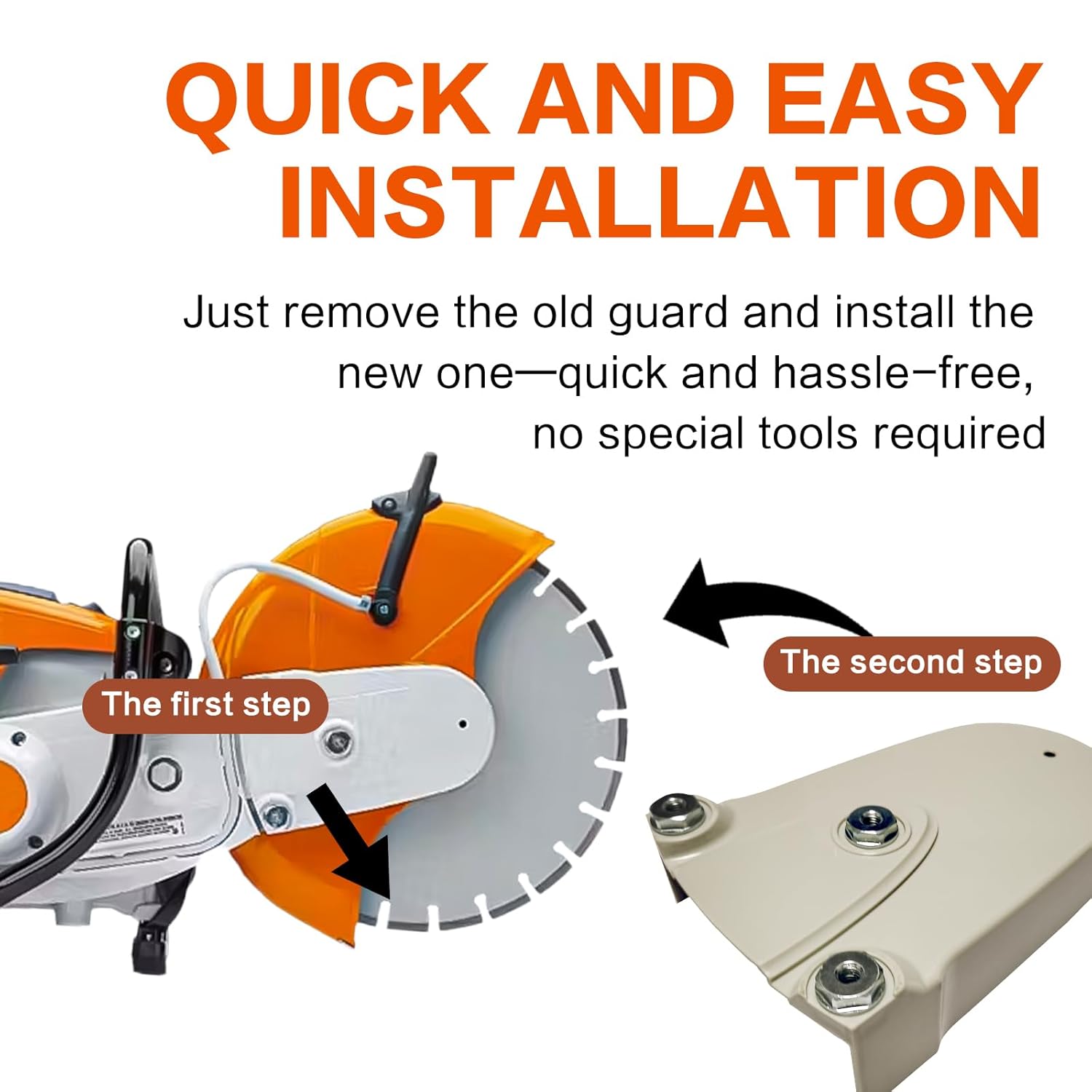 4224 700 8115 Front Belt Guard Replacement for Stihl TS800 Concrete Cut-Off Saws 4224-7008-115