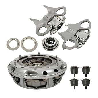 waltyotur Transmission Dual Clutch Fork Kit Replacement for Focus Fiesta 2011-2019 Replacement for 6DCT250