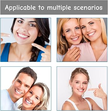 Soft Denture Reline Kit,Full Denture Set,Silicone Reline Denture Set,Comfortable and Natural Denture,Upper and Lower Denture Sets for Men and Women,False Teeth,Snap On Denture Reliner Kit,Temporary