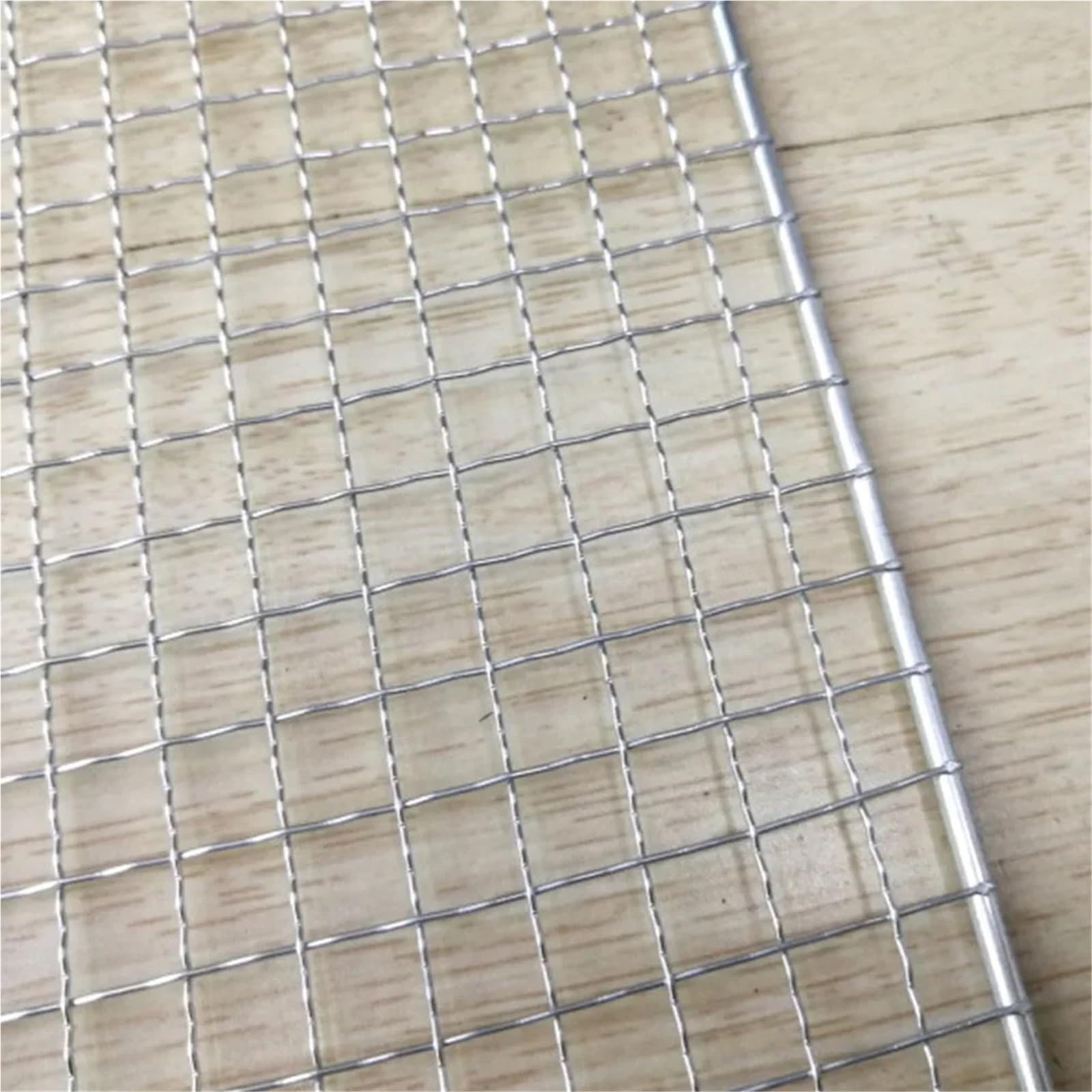 1 Uds. Rejilla for Barbacoa, Rejilla for, Red de Acero Inoxidable for Cocina, Suministros, Utensilios for pícnic al Aire Libre para Acampar Y Hacer Picnics(45x30cm)