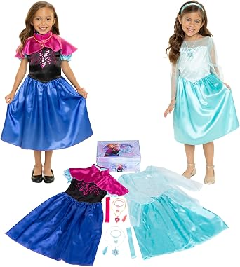 Disney Frozen Elsa & Anna Sisters Dress Up Trunk New 2025