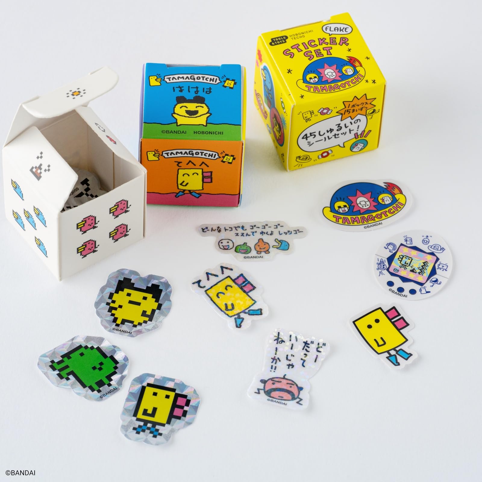 Hobonichi Techo Accessories – Tamagotchi: Flake Stickers (Set of 3 Boxes)