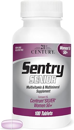 21st Century Sentry Senior Women 50 Plus Tablets, 100 unidades (27542)