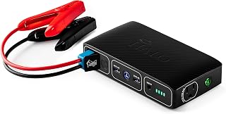 HALO Bolt 58830 mWh Portable Phone Laptop Charger Car Jump Starter with AC Outlet and Car Charger - Black Graphite