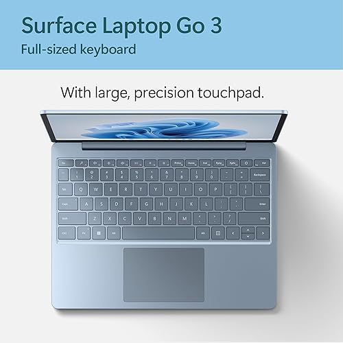 Miniatura 6 de Microsoft Surface Laptop Go 3 (2023) - Laptop con pantalla táctil de 12.4 pulgadas, delgada y ligera, Intel Core i5, 8 GB de RAM, SSD SSD de 256 GB,