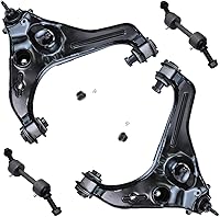 Vista 193 de Detroit Axle - Kit de brazos de control delanteros de 4 piezas para Ford Mustang Base GT 05-10 2005 2006 2007 2008 2009 2010, 2 brazos de control